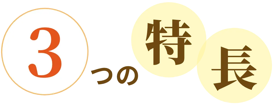 ３つの特長