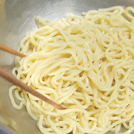 麺の写真です。