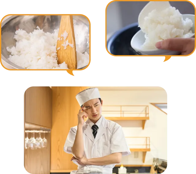 ごはんに関する悩みを抱えている人の写真