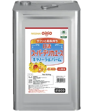 日清 スーパーデリカエース キャノーラ＆パーム 16kg缶